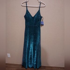 Morgan & Con. Elegant Teal Evening Dress New Size 3